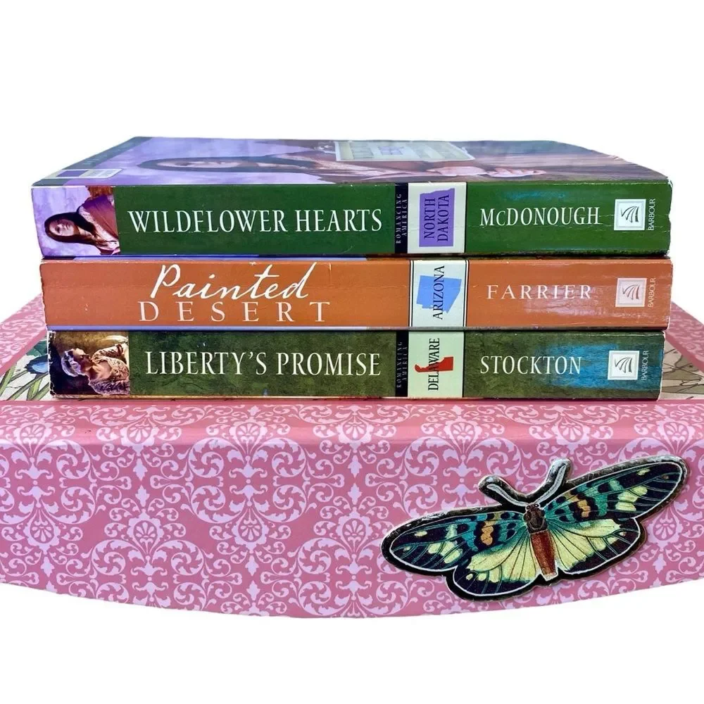 North Dakota Arizona Delaware Romance Novels Set of 3 Romance Paperback Books